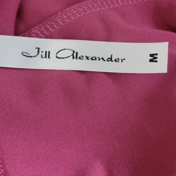 Jill Alexander pink wrap dress size medium - Picture 5 of 7